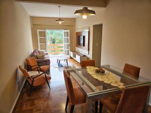 Χώρος καθιστικού στο Apartamento Sans Souci Capivari +21 φωτογραφίες