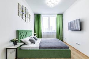 En eller flere senge i et værelse på Lipovina Anres Apartment