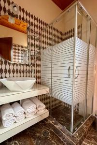 A bathroom at Driopes Villas