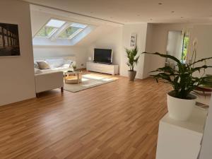 Μια τηλεόραση ή/και κέντρο ψυχαγωγίας στο Messe- und Ferienloft am Nürnberger Reichswald