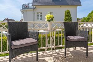 Balkón nebo terasa v ubytování Sonnenpark- Wohnung 5