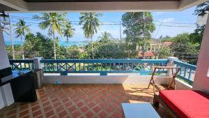 Balkón nebo terasa v ubytování Samui Mekkala Seaview