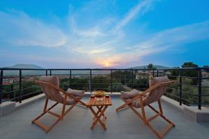 Balkón nebo terasa v ubytování Villa Aromatherapy