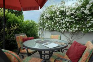 En have udenfor Haus am Hügel