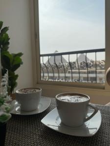 Balkón nebo terasa v ubytování Tiye Pyramids Hotel
