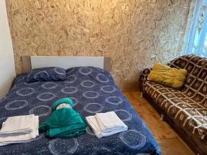 Postel nebo postele na pokoji v ubytování Lena home + 19 fotografií