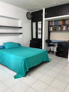 Postel nebo postele na pokoji v ubytování Maas home