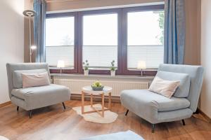 Ruang duduk di Haus Schwanensee Seezauber