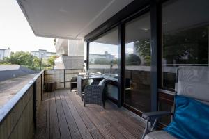 Posezení v ubytování Appartementhaus Terrassenhügel Strandsuite