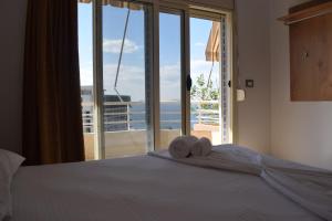 Postel nebo postele na pokoji v ubytování Villa The View Vlore Albania