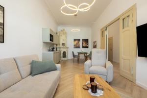 Χώρος καθιστικού στο Apartament Rynek 75