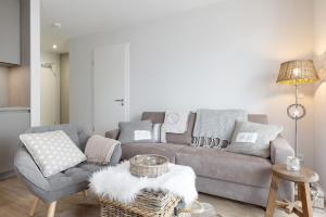 Posezení v ubytování Wohnung 6- Liebefeld
