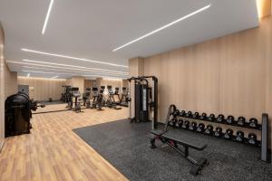 Fitness centrum a/nebo fitness zařízení v ubytování voco Lianyungang Haizhou Bay by IHG