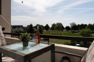 Balkón nebo terasa v ubytování Villa am Meer Pier 52