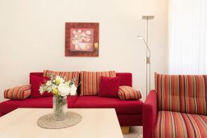 Posezení v ubytování Sonnenwinkel Wohnung 2