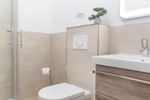 Koupelna v ubytování Sonnenwinkel Wohnung 2