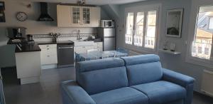 Η κουζίνα ή μικρή κουζίνα στο Port de La Houle - Beau 3 pièces classé 3 étoiles avec garage privé