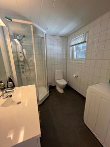 Koupelna v ubytování Fjellro på Bortelid - nær turstier og badevann + 21 fotografií