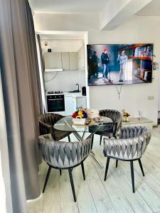 Køkken eller tekøkken på Teissey Blue