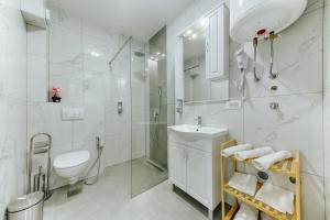 Koupelna v ubytování ARA Lux Apartments