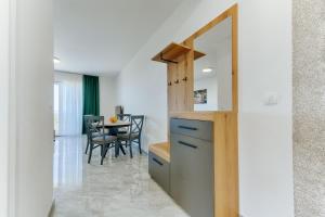 Kuchyň nebo kuchyňský kout v ubytování ARA Lux Apartments
