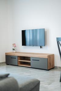 TV a/nebo společenská místnost v ubytování ARA Lux Apartments