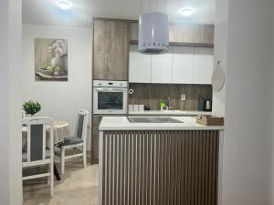 Kuchyň nebo kuchyňský kout v ubytování Apartman Kraljice Natalije