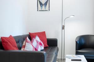 Posezení v ubytování Haus Titania Wohnung 1 + 34 fotografií