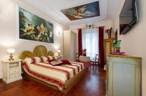 Tempat tidur dalam kamar di Sancta Scala
