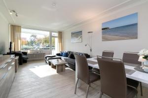 Posezení v ubytování Fürstenhof Wohnung 5