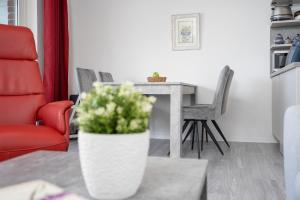 Χώρος καθιστικού στο Haus Dieksee Holm Seezauber