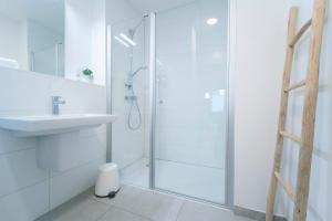 Koupelna v ubytování KellenHus Wohnung 3