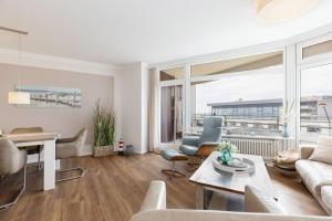 Posezení v ubytování Grömitz Center Wohnung 763 + 25 fotografií