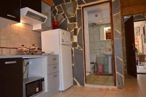 Kuchyňa alebo kuchynka v ubytovaní Apartments Zoumperi + 37 fotografií