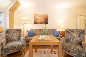 Posezení v ubytování Lindenbuschen 2 Wohnung 5