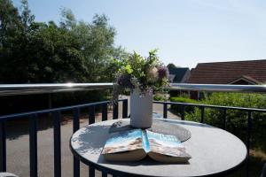 Balkón nebo terasa v ubytování Lindenbuschen 2 Wohnung 5