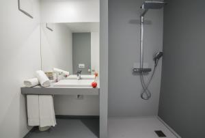 Koupelna v ubytování NonSoloMele