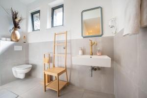 Koupelna v ubytování Charmante Privatzimmer in der Stadt