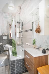 Koupelna v ubytování Charmante Privatzimmer in der Stadt