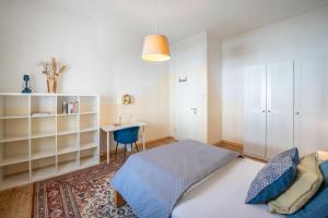 Postel nebo postele na pokoji v ubytování Charmante Privatzimmer in der Stadt