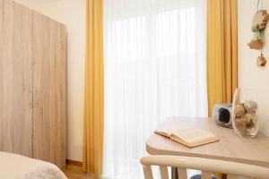 Postel nebo postele na pokoji v ubytování Lindenbuschen 2 Wohnung 3