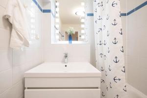 Koupelna v ubytování Lindenbuschen 2 Wohnung 3