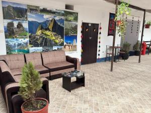 Posezení v ubytování Mallku Wasi - Lodging Hotel Cusco