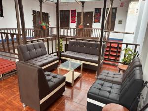 Posezení v ubytování Mallku Wasi - Lodging Hotel Cusco