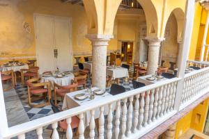 Restaurace v ubytování Casa Carolina Hotel Cartagena