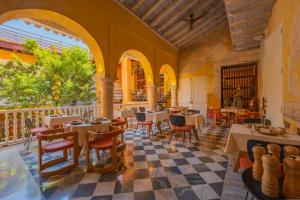 Posezení v ubytování Casa Carolina Hotel Cartagena