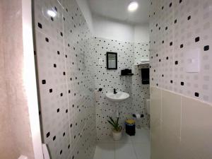 Koupelna v ubytování Habitación Cerca de aeropuerto