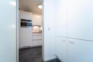 Kuchyň nebo kuchyňský kout v ubytování Haus Gorch Fock Muschel