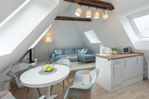 Kuchyň nebo kuchyňský kout v ubytování Haus MeerReet ReetGlück