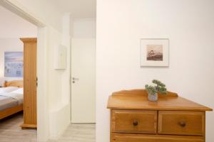 Postel nebo postele na pokoji v ubytování Ostseegarten Lorbeer